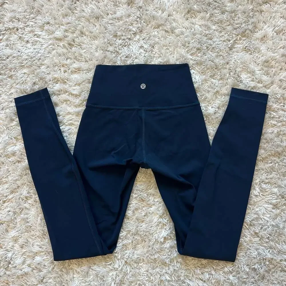 Lululemon Wunder Under High Rise Leggings 28” in Navy Size 2